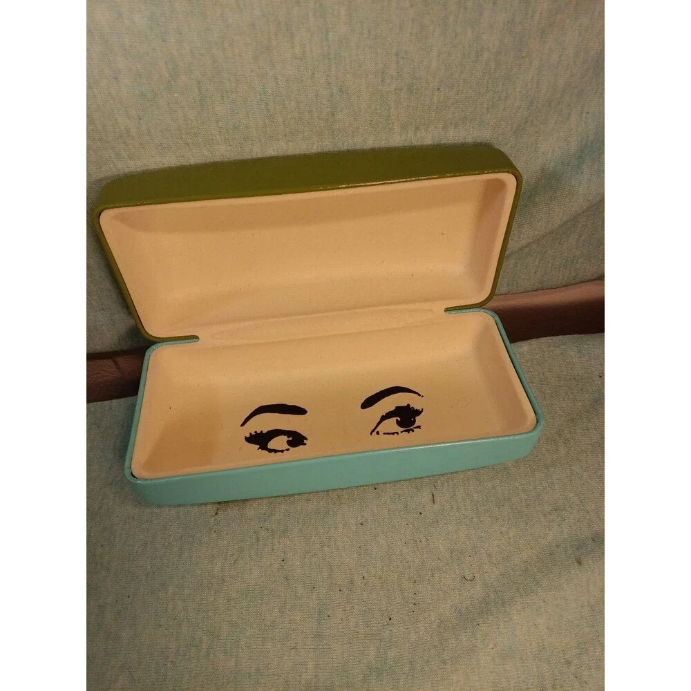 Kate Spade Glasses Hard Case Green & Blue